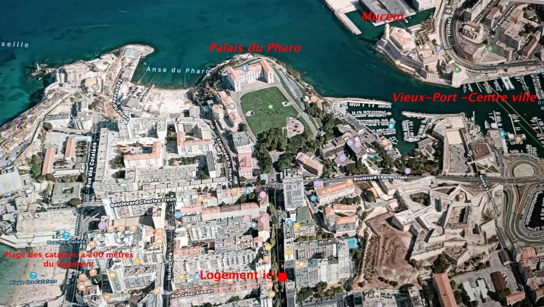 Ferienwohnung Pied A Terre Strategique Marseilles Exterior foto